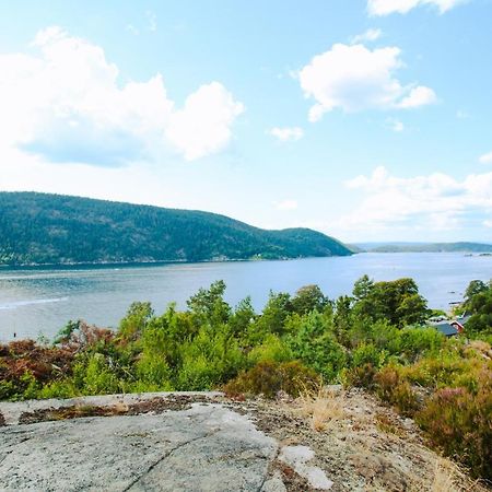 Funky Cabin With A Panoramic View Of The Oslofjord Nordre Frogn Exterior foto