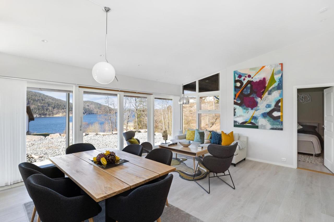 Funky Cabin With A Panoramic View Of The Oslofjord Nordre Frogn Exterior foto