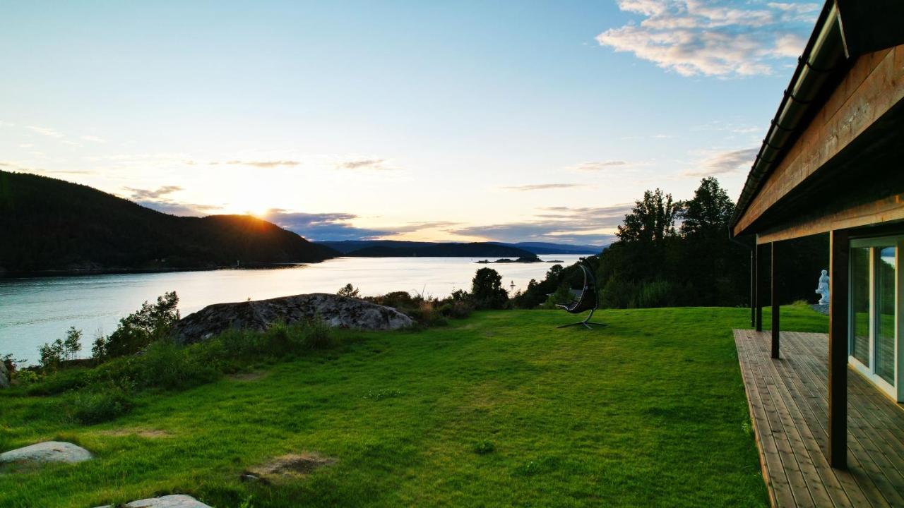 Funky Cabin With A Panoramic View Of The Oslofjord Nordre Frogn Exterior foto